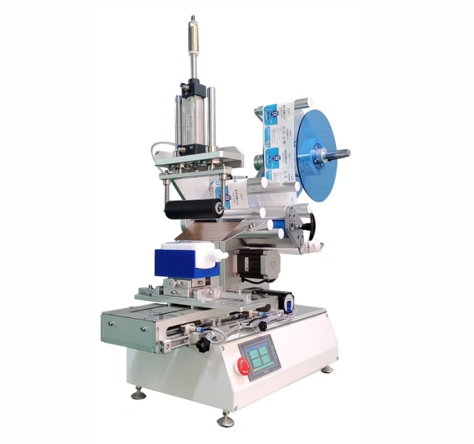 Automatic labeling machine for precise, efficient product packaging and branding.