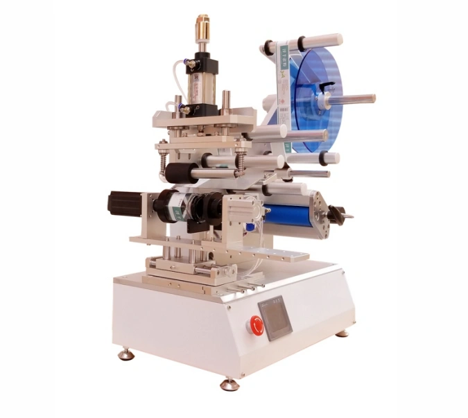 T805 Semi-Automatic 360° Labeling Machine for Round, Square & Irregular Containers