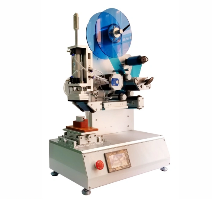 Semi-automatic high-precision labeling machine for electronic product labeling